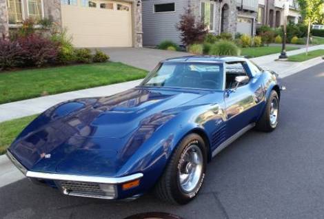 Bridgehampton Blue: Matching-Numbers LS5/4-Speed 1971 Corvette