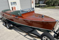 6.2L-Powered 1928 Chris-Craft 22′ Cadet Triple-Cockpit Runabout