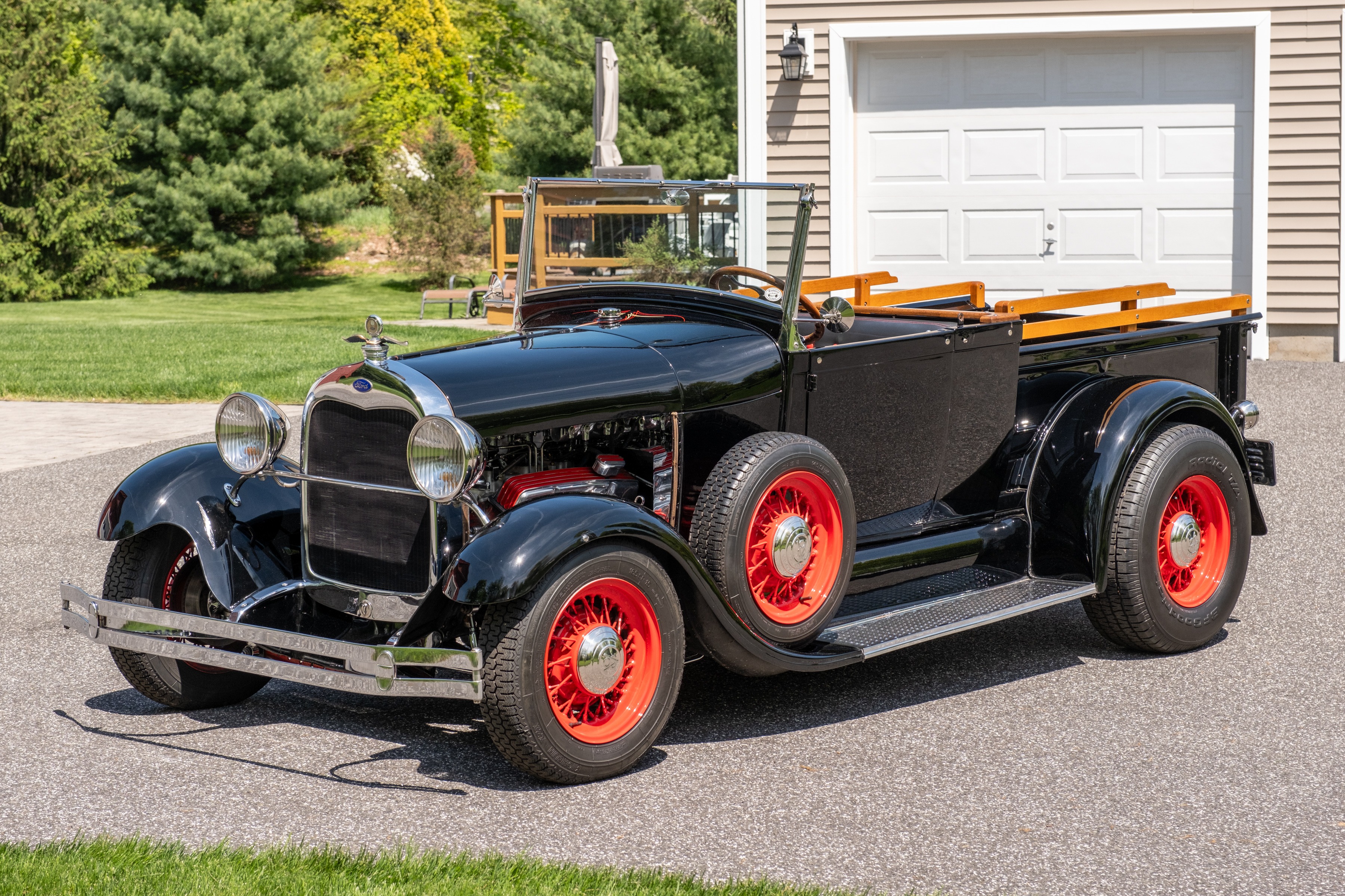No Reserve: 327-Powered 1929 Ford Model A Roadster Pickup Hot Rod