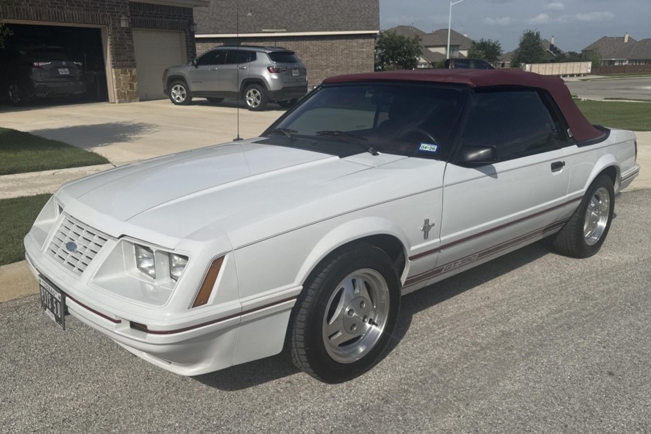 1984 Ford Mustang GT 20th Anniversary Edition Convertible 5-Speed