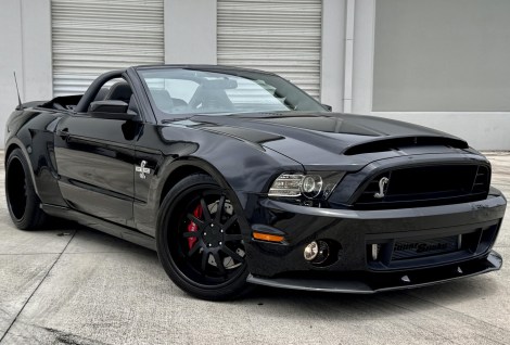 4,200-Mile 2014 Ford Mustang Shelby GT500 Super Snake Widebody Convertible