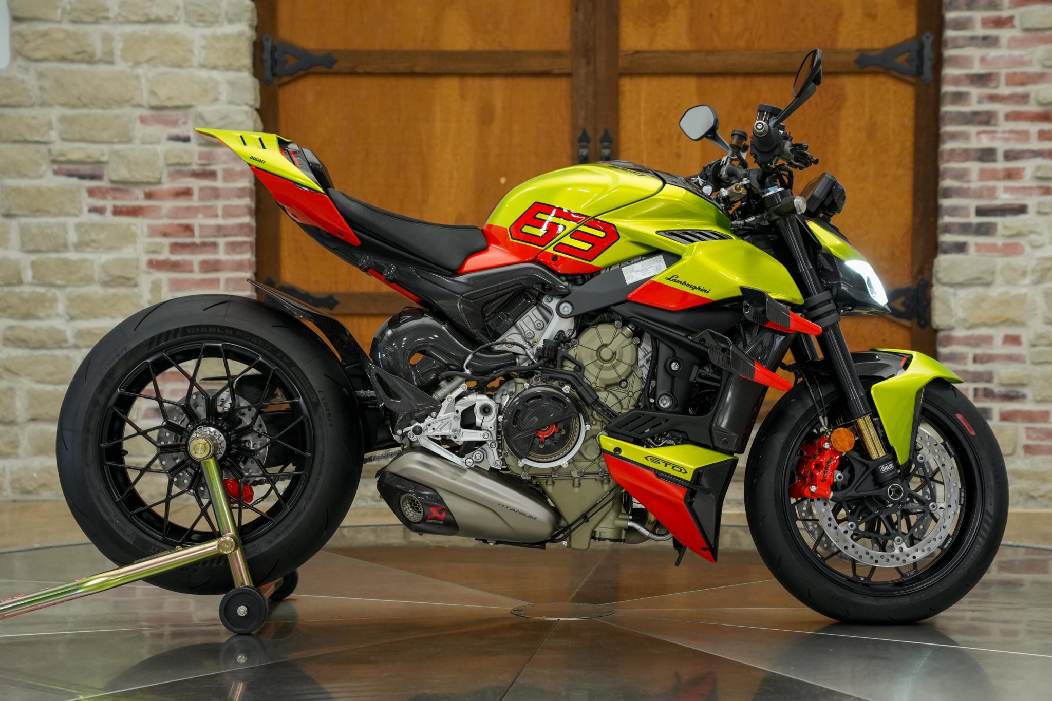 No Reserve: 3-Mile 2023 Ducati Streetfighter V4 Lamborghini