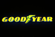 No Reserve: Illuminated Goodyear Sign