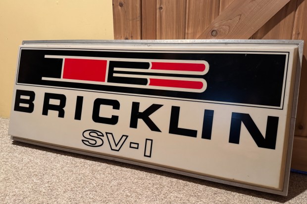 No Reserve: Illuminated Bricklin SV-1 Sign