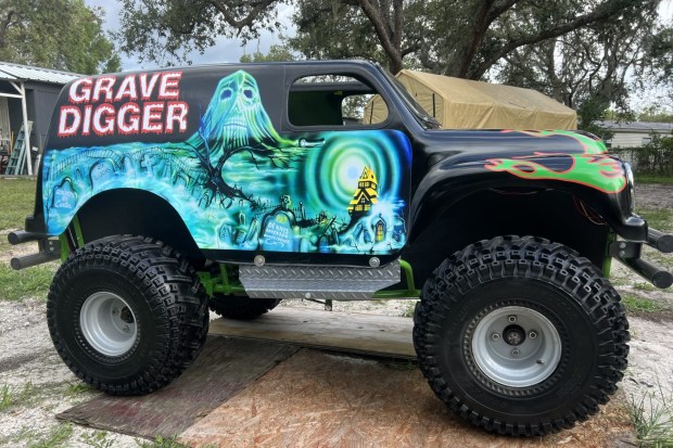 No Reserve: Carter Brothers Mini Monster Grave Digger Go-Kart